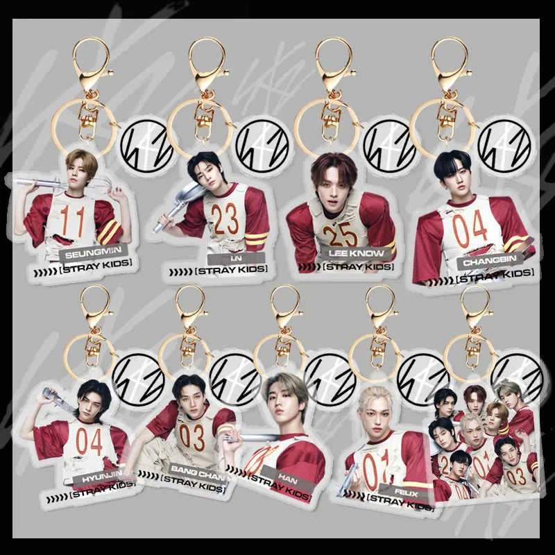 KPOP Stray Kids Social Path Keychain Accessories