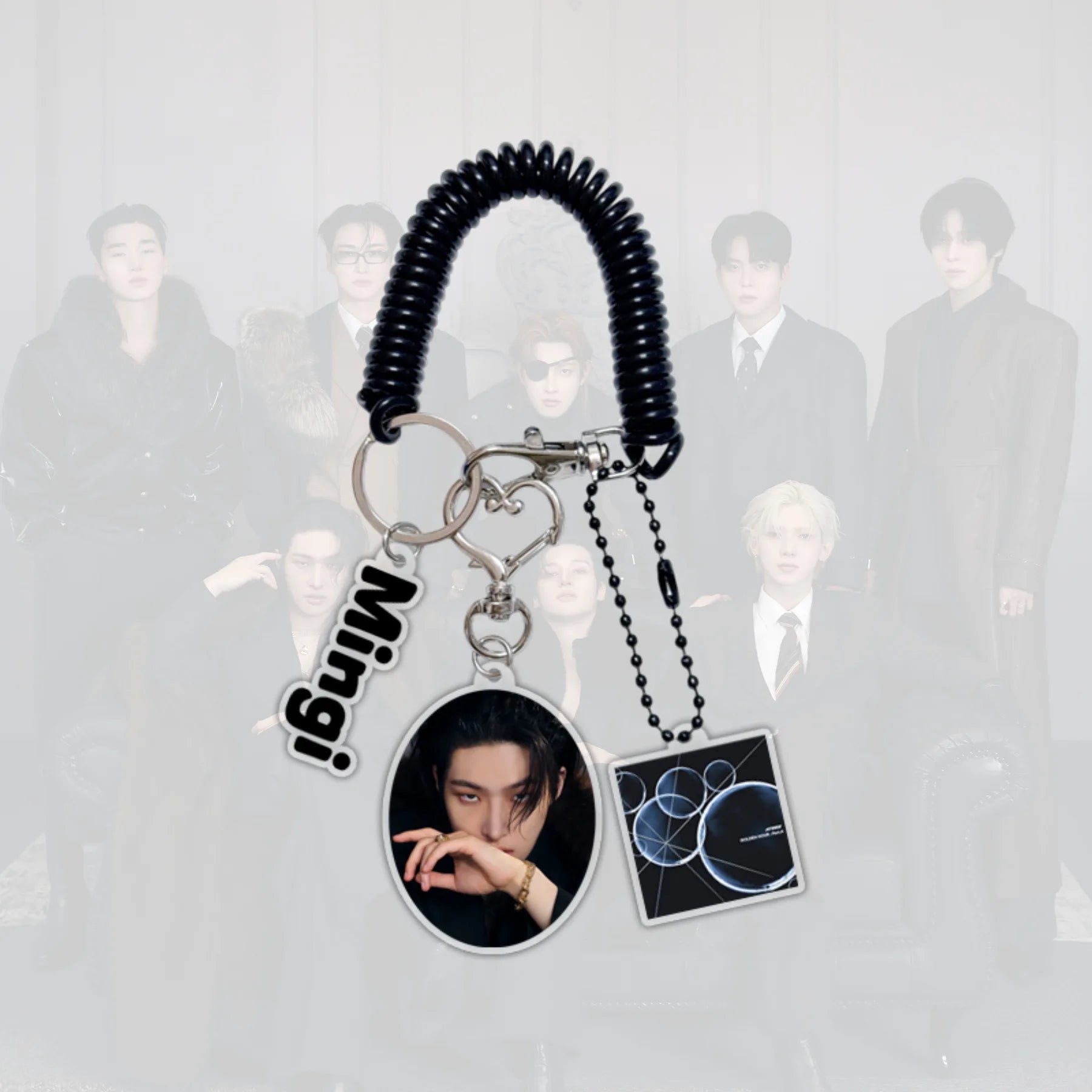 ATEEZ New 2026 Mini 13th Album GOLDEN HOUR Part 4 Keychain Accessories