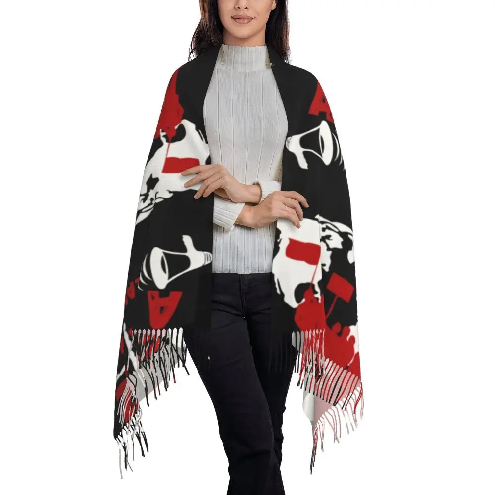 Printed Kpop ATEEZ Logo Scarf