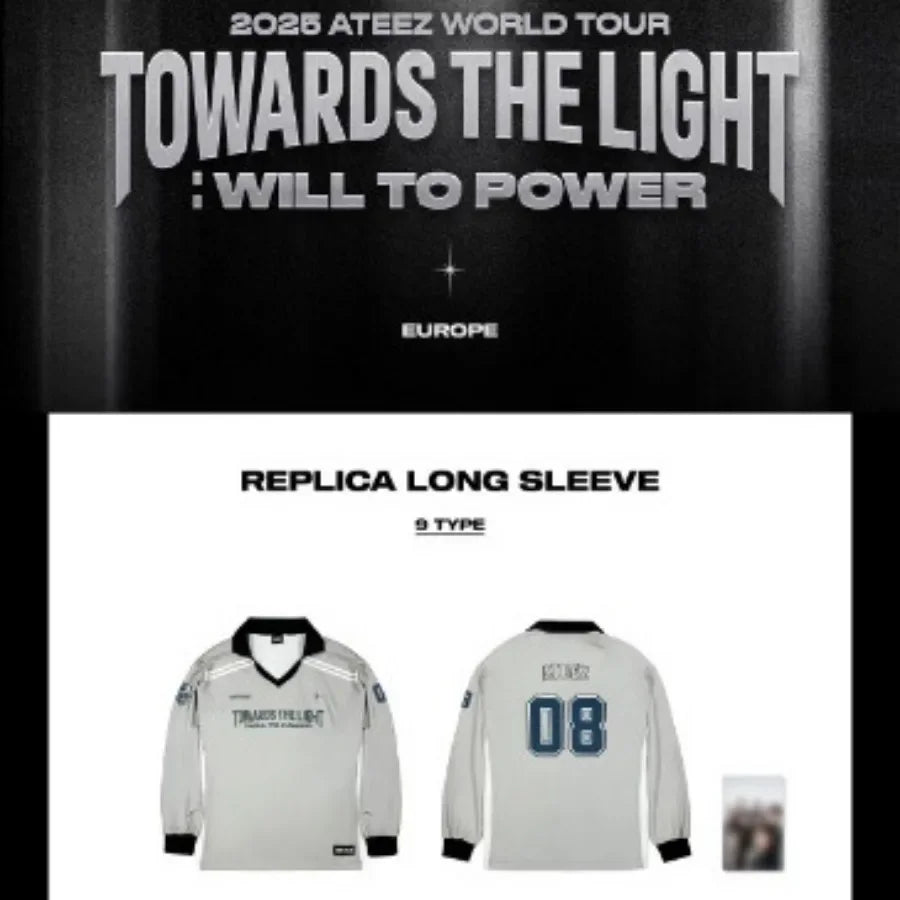 KPOP 2025 Ateez World Tour TOWARDS THE LIGHT Long Sleeve