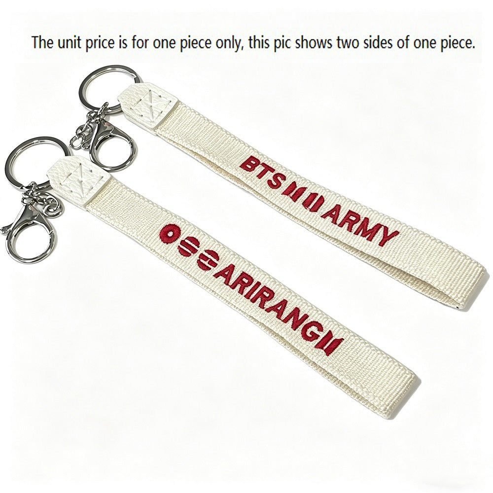 Bangtan Boys Arirang 2026 Embroidered Keychain Accessories