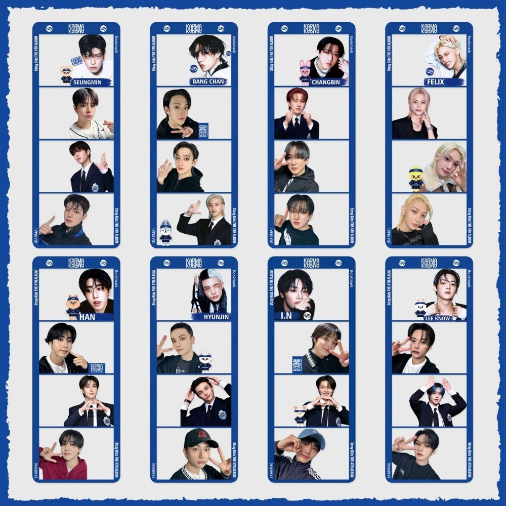 Stray Kids KARMA PVC Photocard Strips