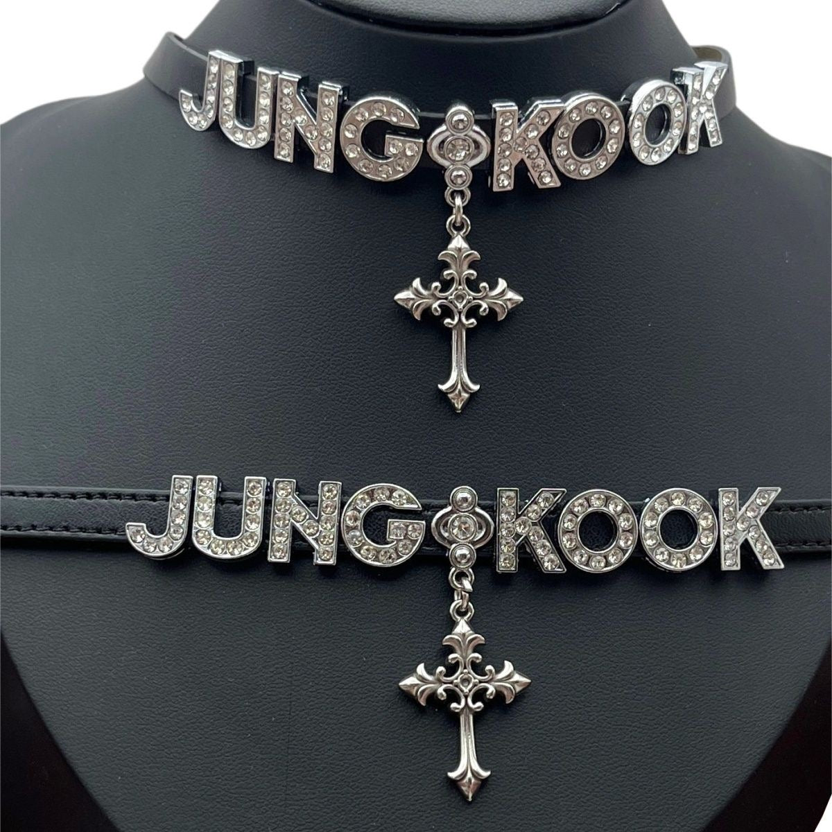 Bangtan Boys Jungkook Cross Choker Necklace