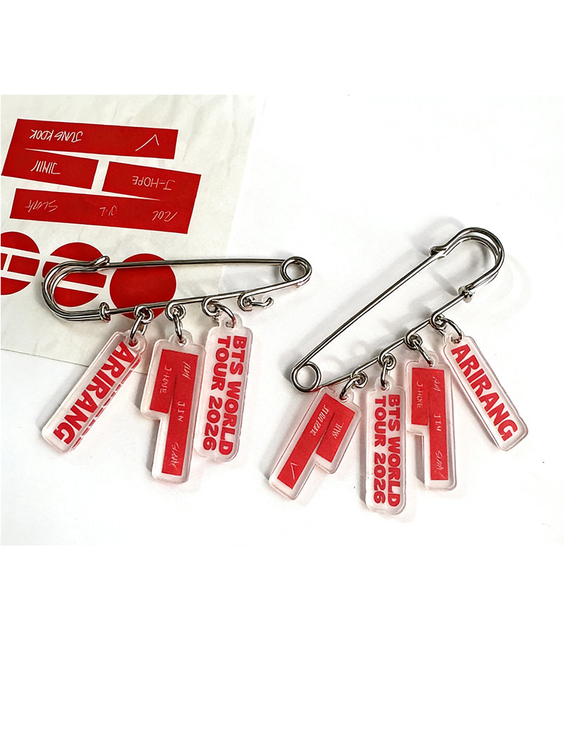 Bangtan 2026 Arirang Pin-Style Keychain Accessories