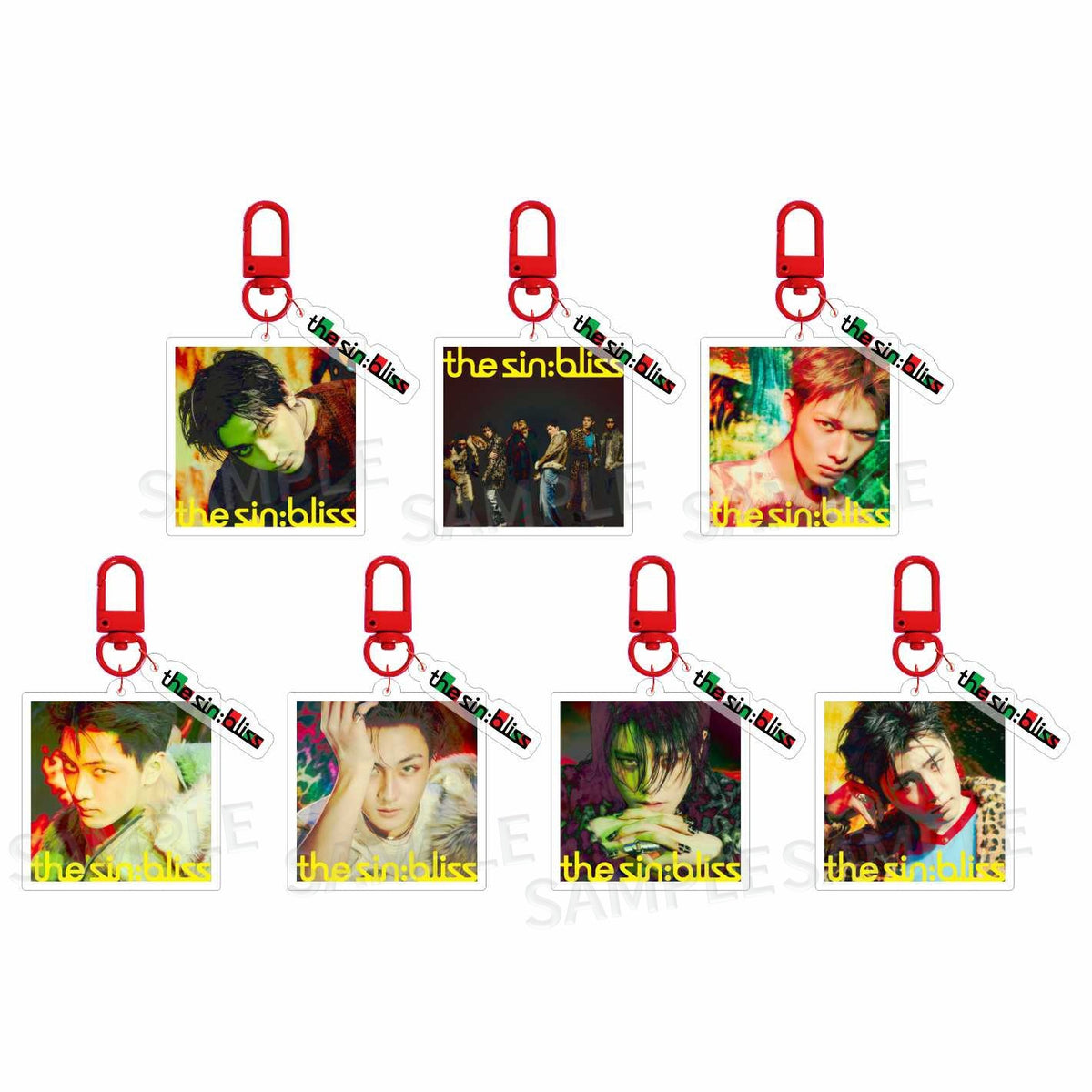 Enyhpen The Sin Bliss 2026 Black Red Keychain Accessories