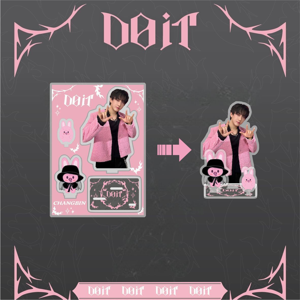 Stray Kids NEW Song Do IT Standee Merch
