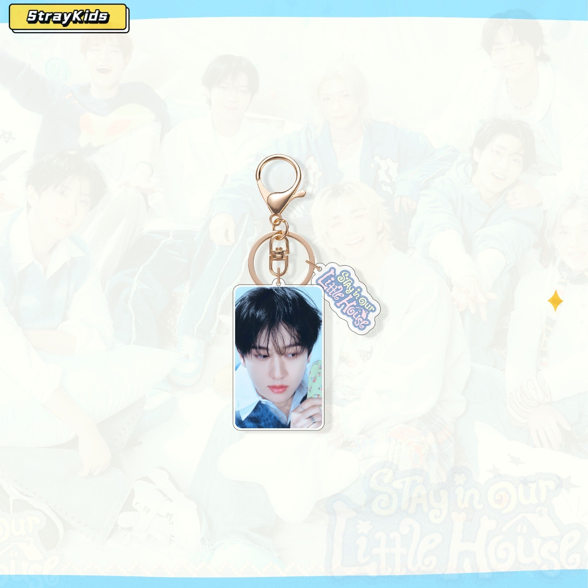 Stray Kids 6th Fan Meet Stay In Our Little House Keychain 2026