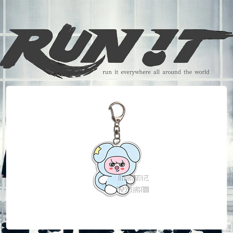 Straykids 2026 Run It Keychain Accessories
