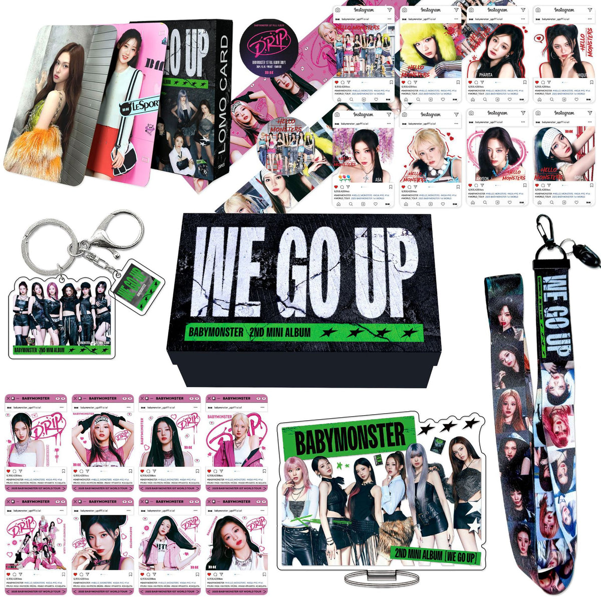 Baby Monster Choom We Go up Gift Box Merch