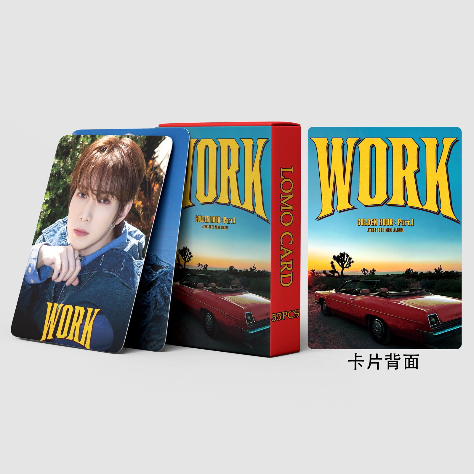 ATEEZ GOLDEN HOUR : Part.1 Work New Photocards