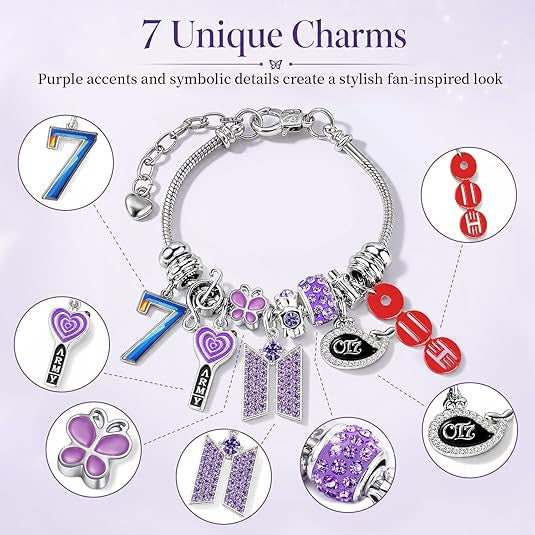 Bangtan Boys Alloy 2026 Cute Bracelet Accessories
