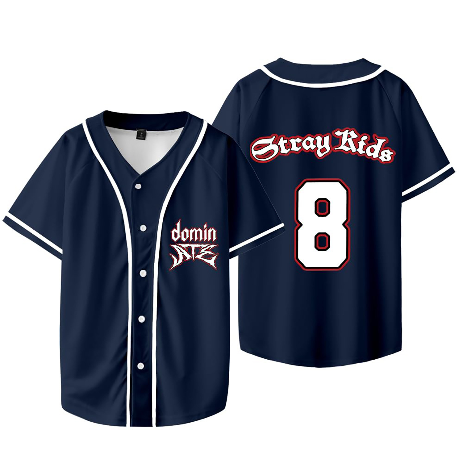 Stray Kids Baseball Shirt New Merch