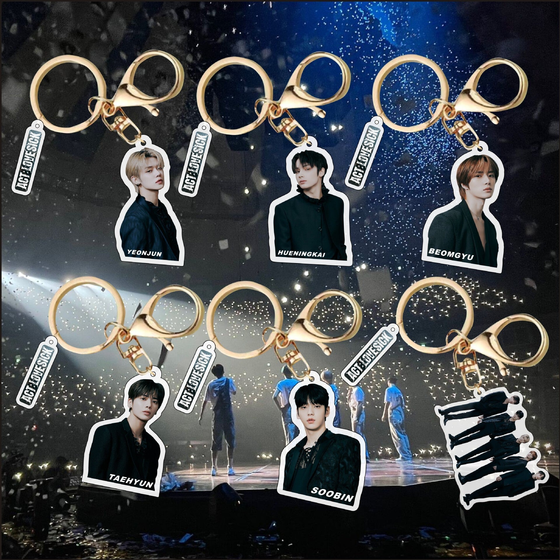TXT Act: Lovesick Keychain Accessories