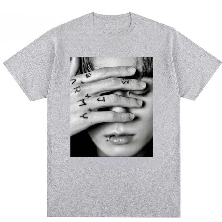 Bangtan Boys Jungkook Black and White Design Shirt