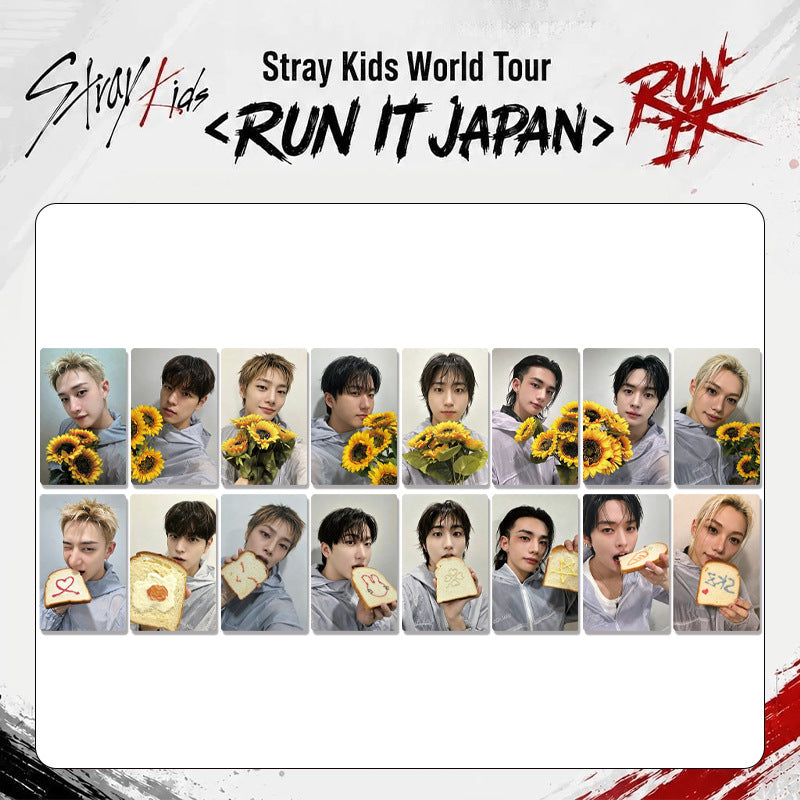 Straykids Run IT Japan Tour Sunflower Photocards