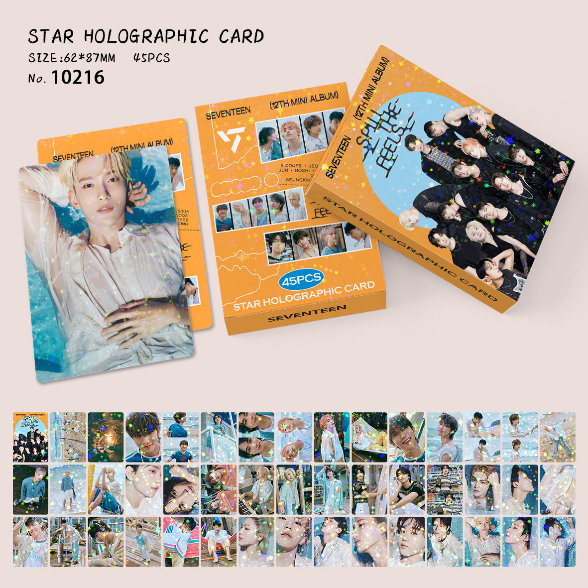 SEVENTEEN New Star Holographic 2026 Photocards