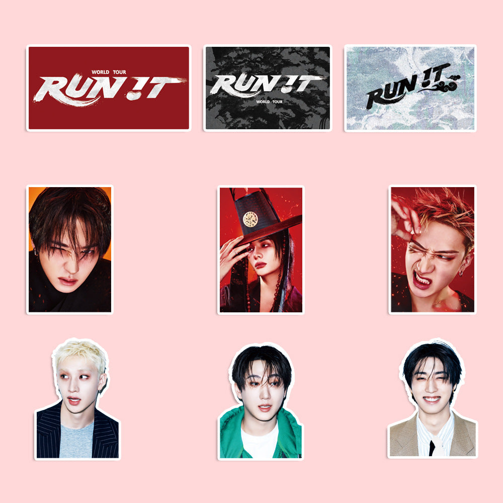 Straykids Run It 100 pcs Sticker Accessories