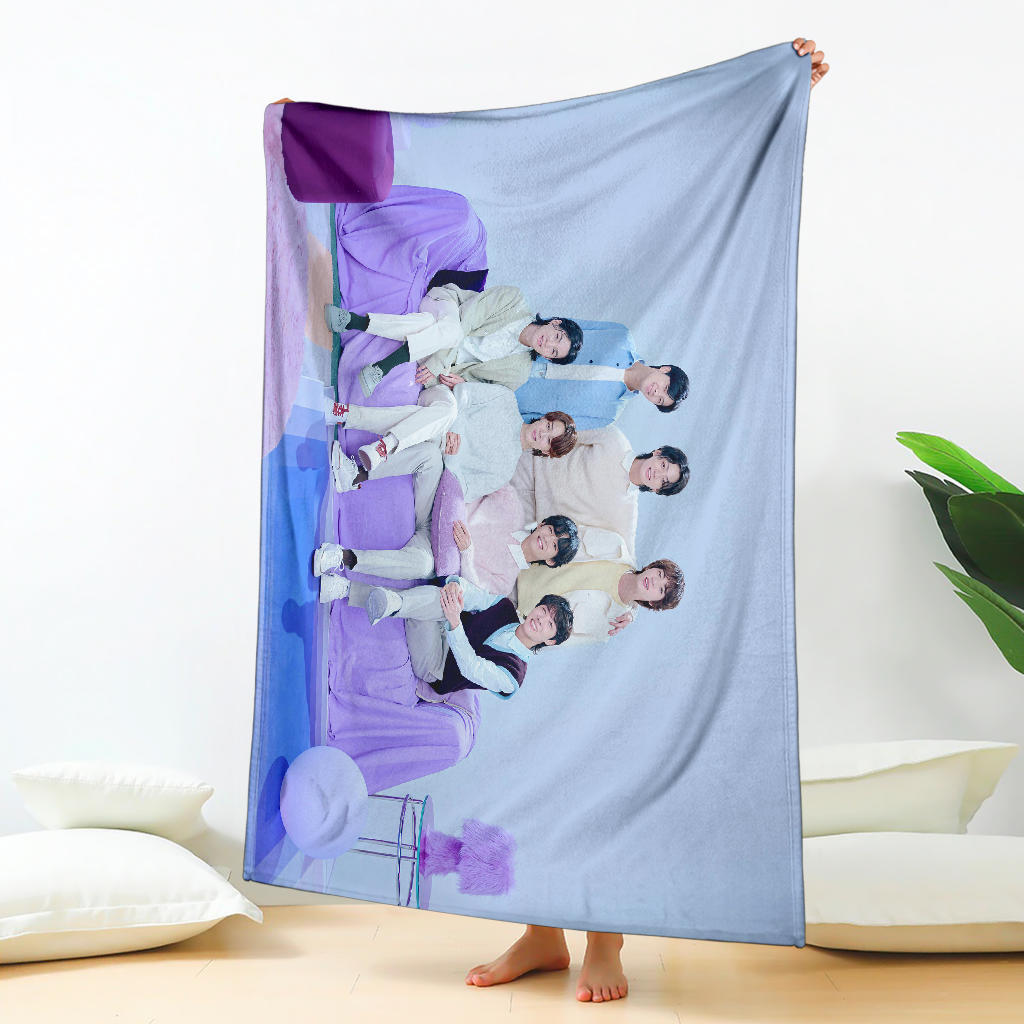 Bangtan Boys 10th Anniversary Blanket V2
