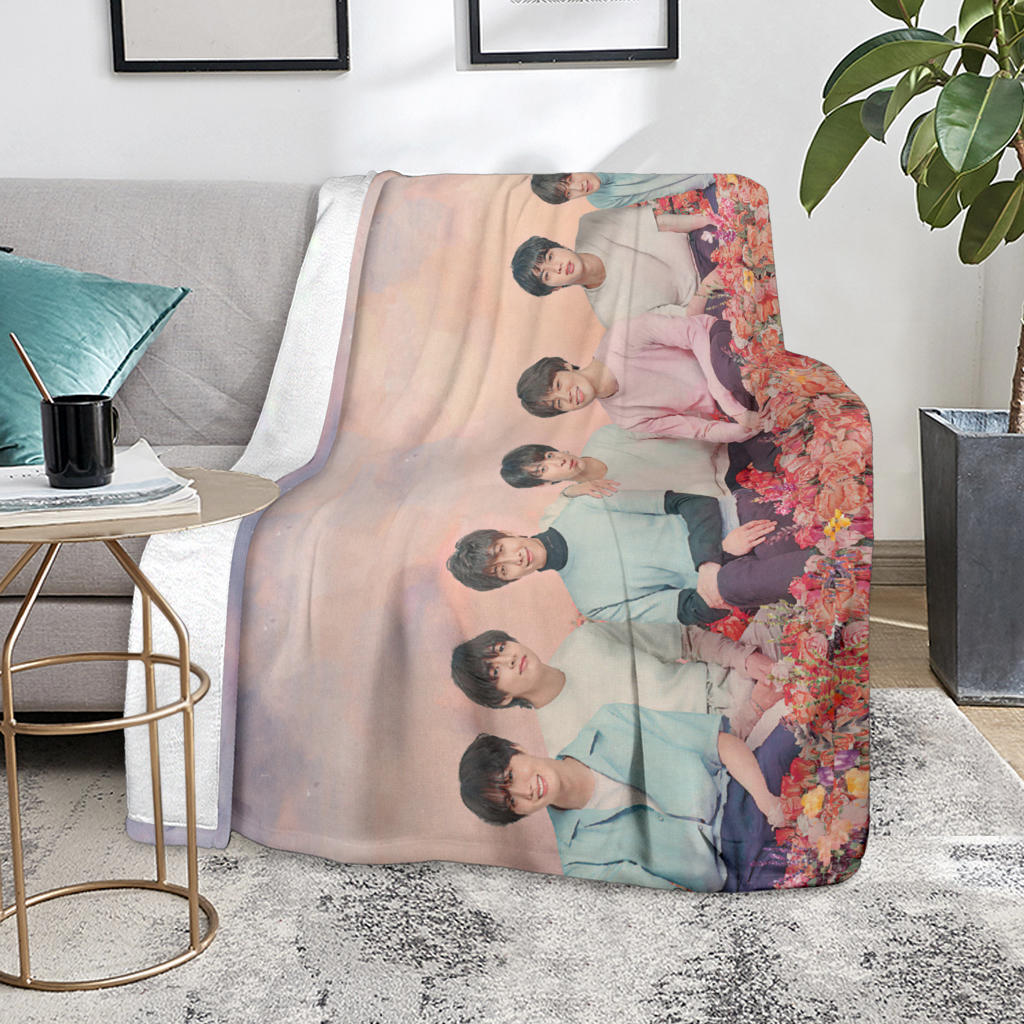 Bangtan Boys Pastel Blanket