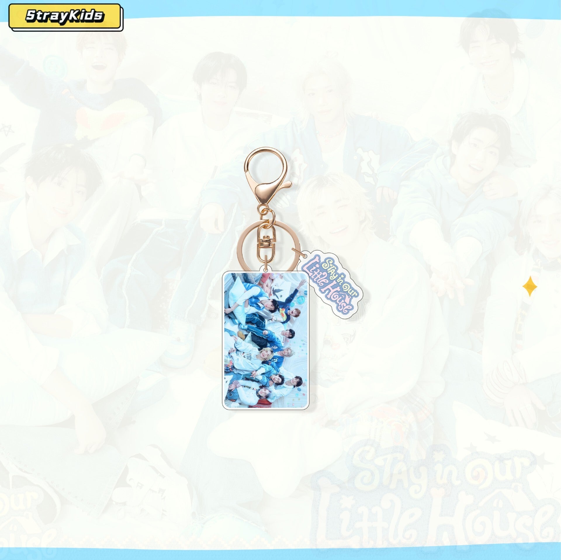 Stray Kids 6th Fan Meet Stay In Our Little House Keychain 2026