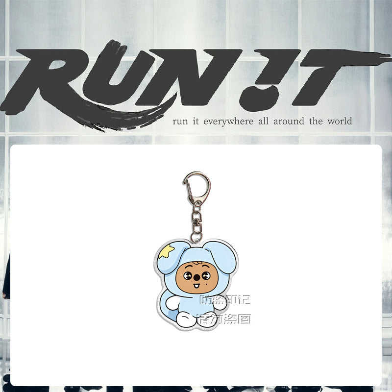 Straykids 2026 Run It Keychain Accessories