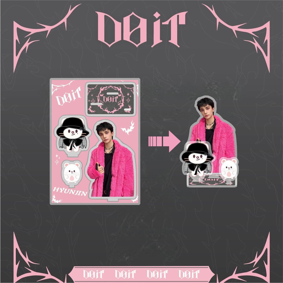 Stray Kids NEW Song Do IT Standee Merch