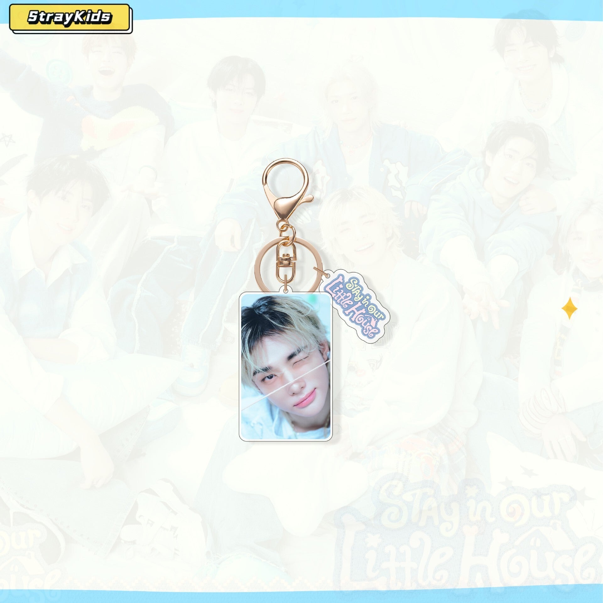 Stray Kids 6th Fan Meet Stay In Our Little House Keychain 2026