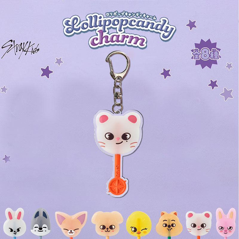 Stray Kids SKZOO Lollipop Candy Keychain