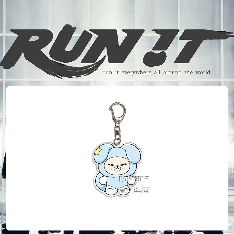 Straykids 2026 Run It Keychain Accessories