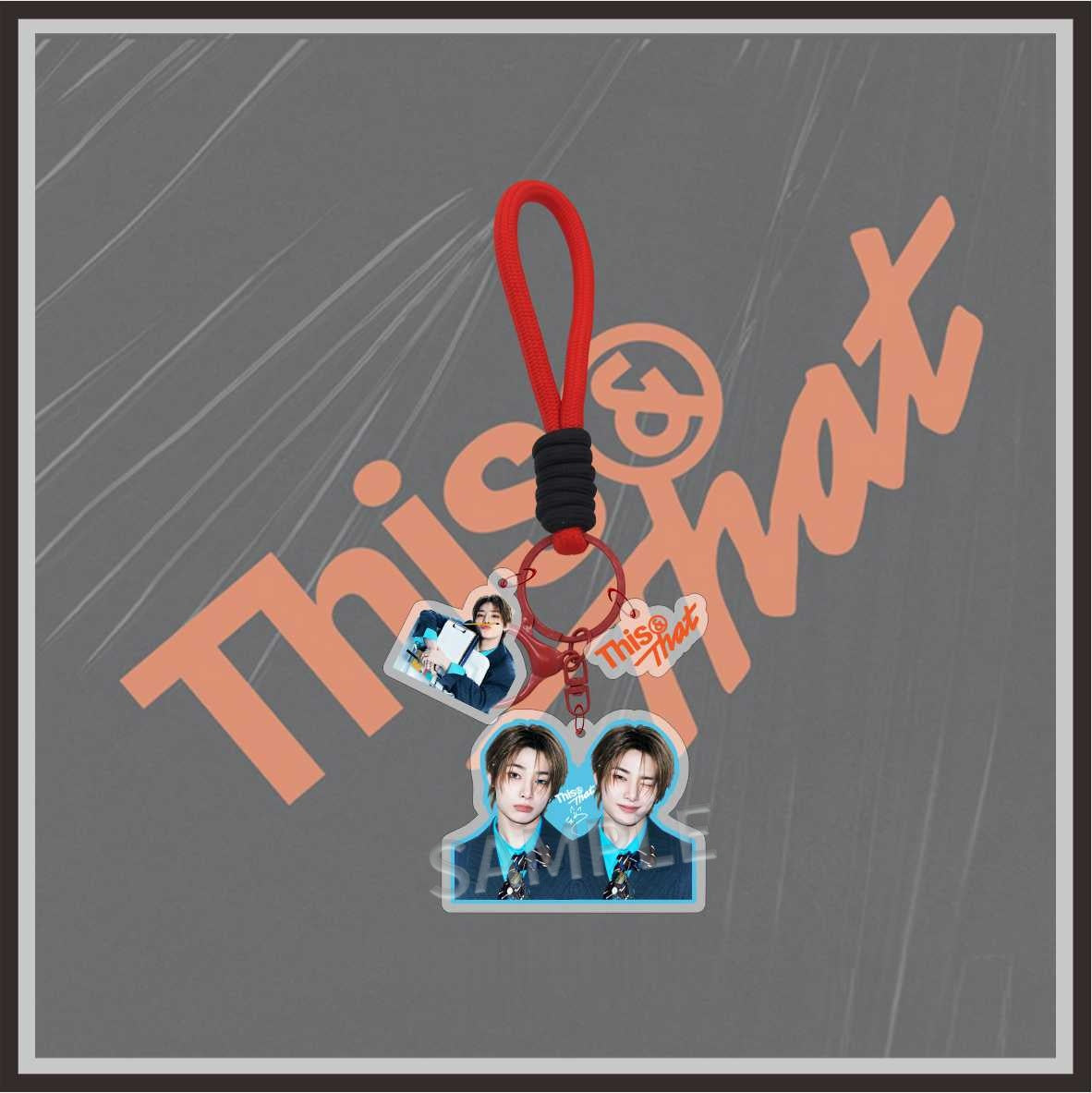 Straykids This & That Keychain Orange Accessories
