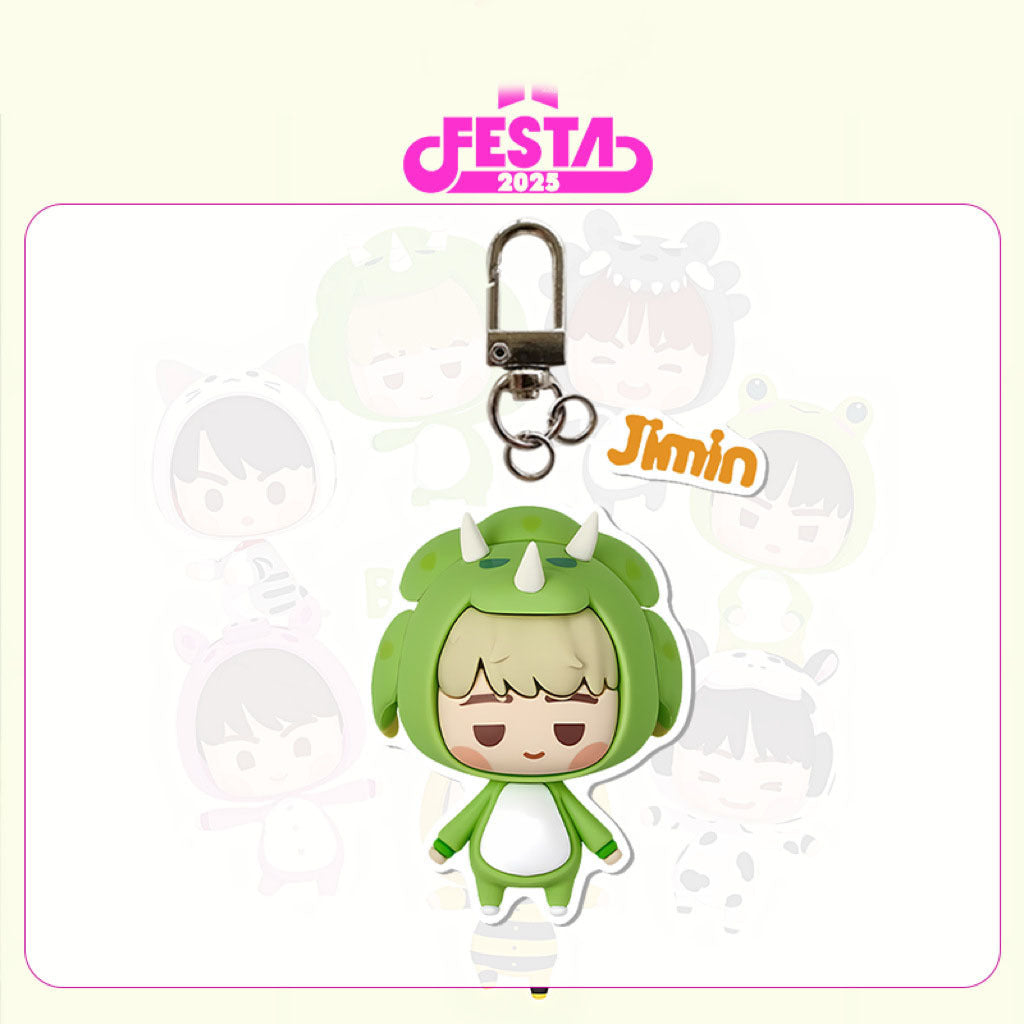 Bangtan 2025 FESTA Mini Members Cartoons Keychain
