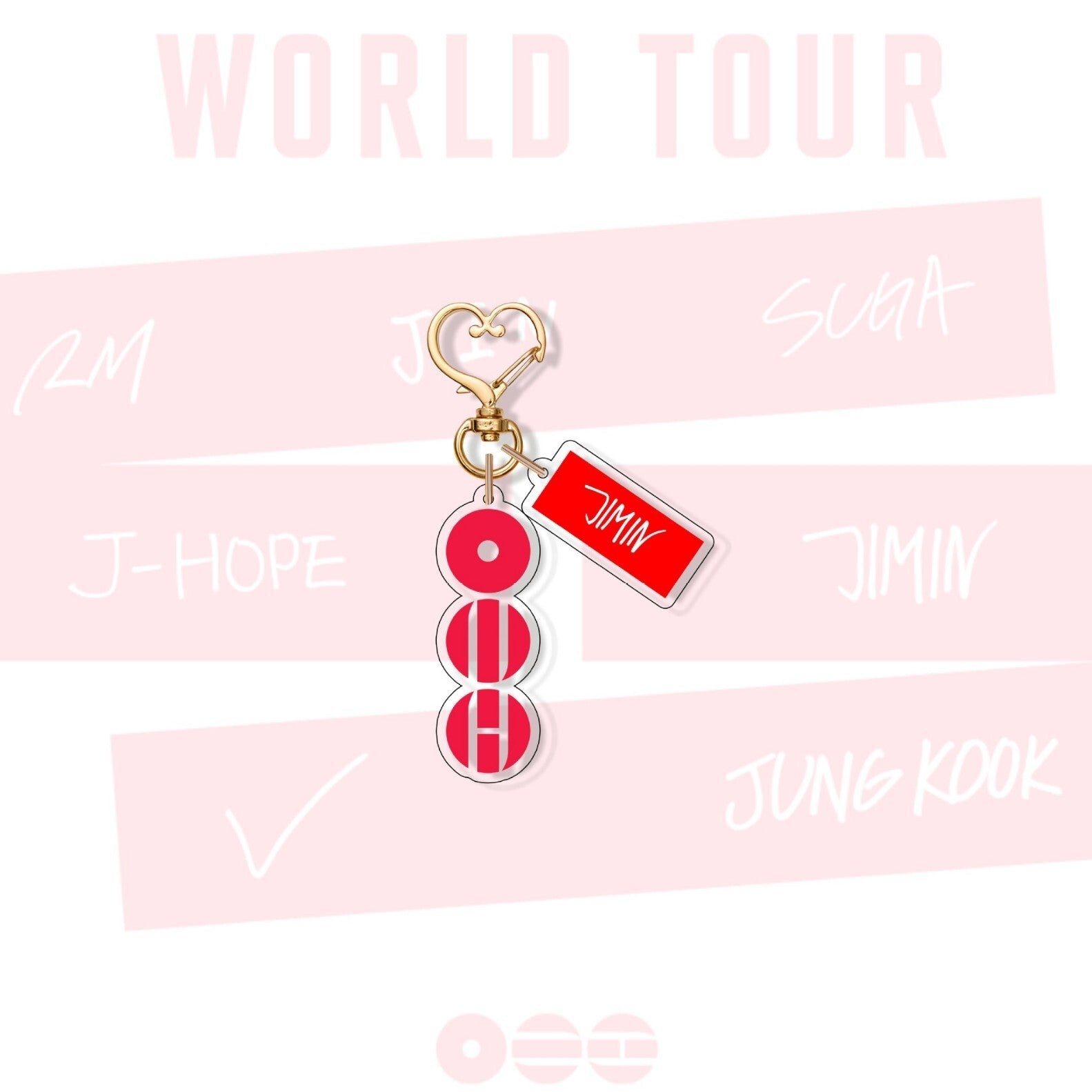 Bangtan Boys 2026 Arirang Names Keychain