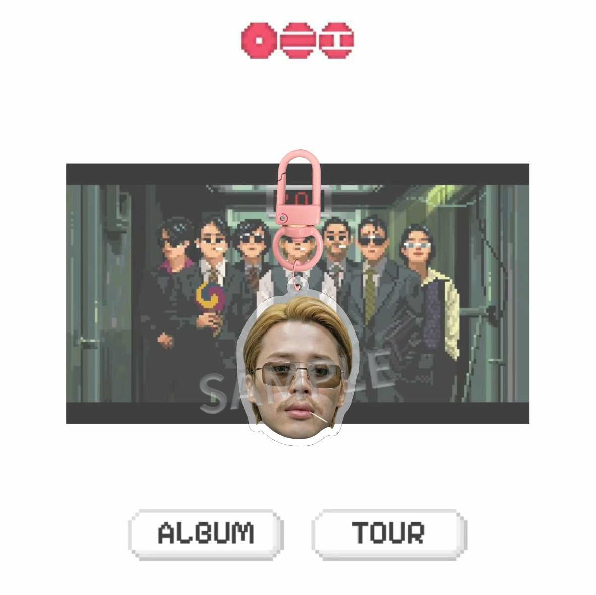 Bangtan Boys 2026 Arirang Tour Face Keychain