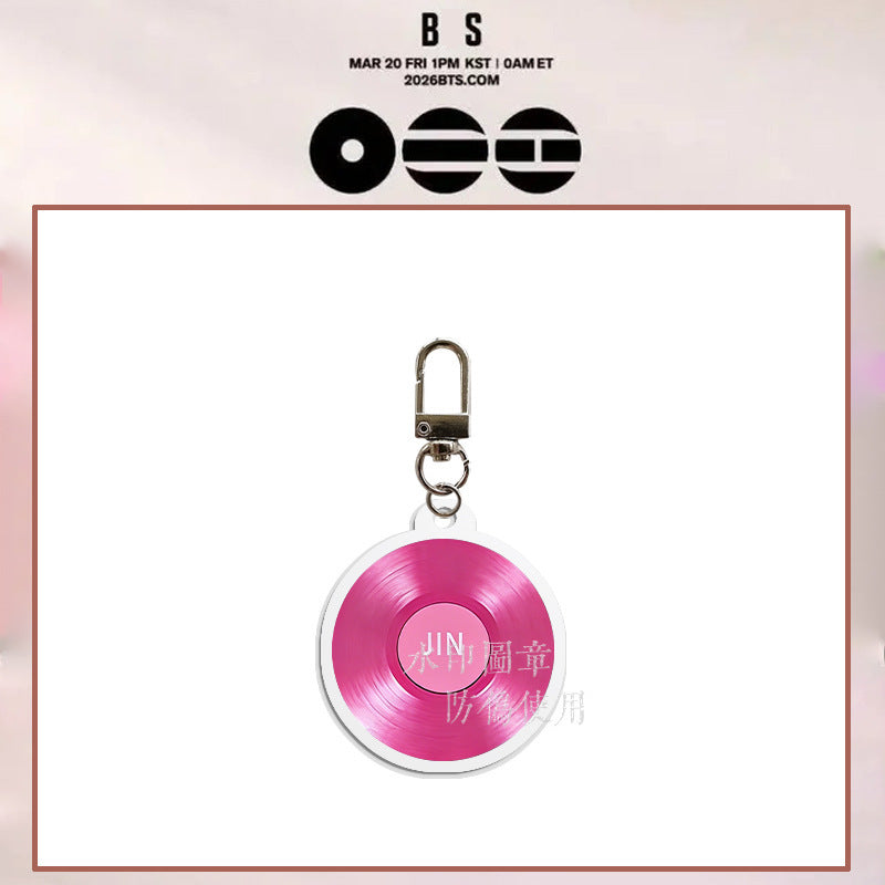 Bangtan Boys 2026 World Tour CD Keychain Accessories