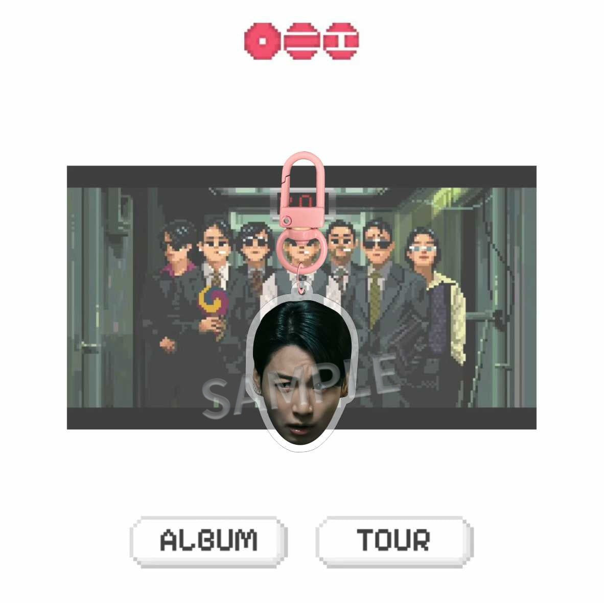 Bangtan Boys 2026 Arirang Tour Face Keychain