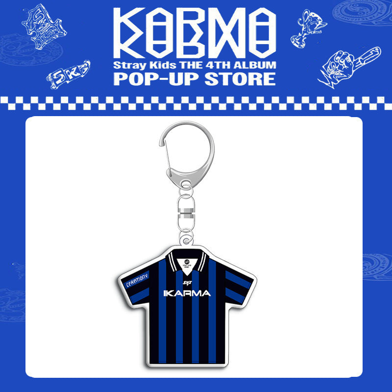 Stray Kids KARMA 2025 Shirt Keychains Rings