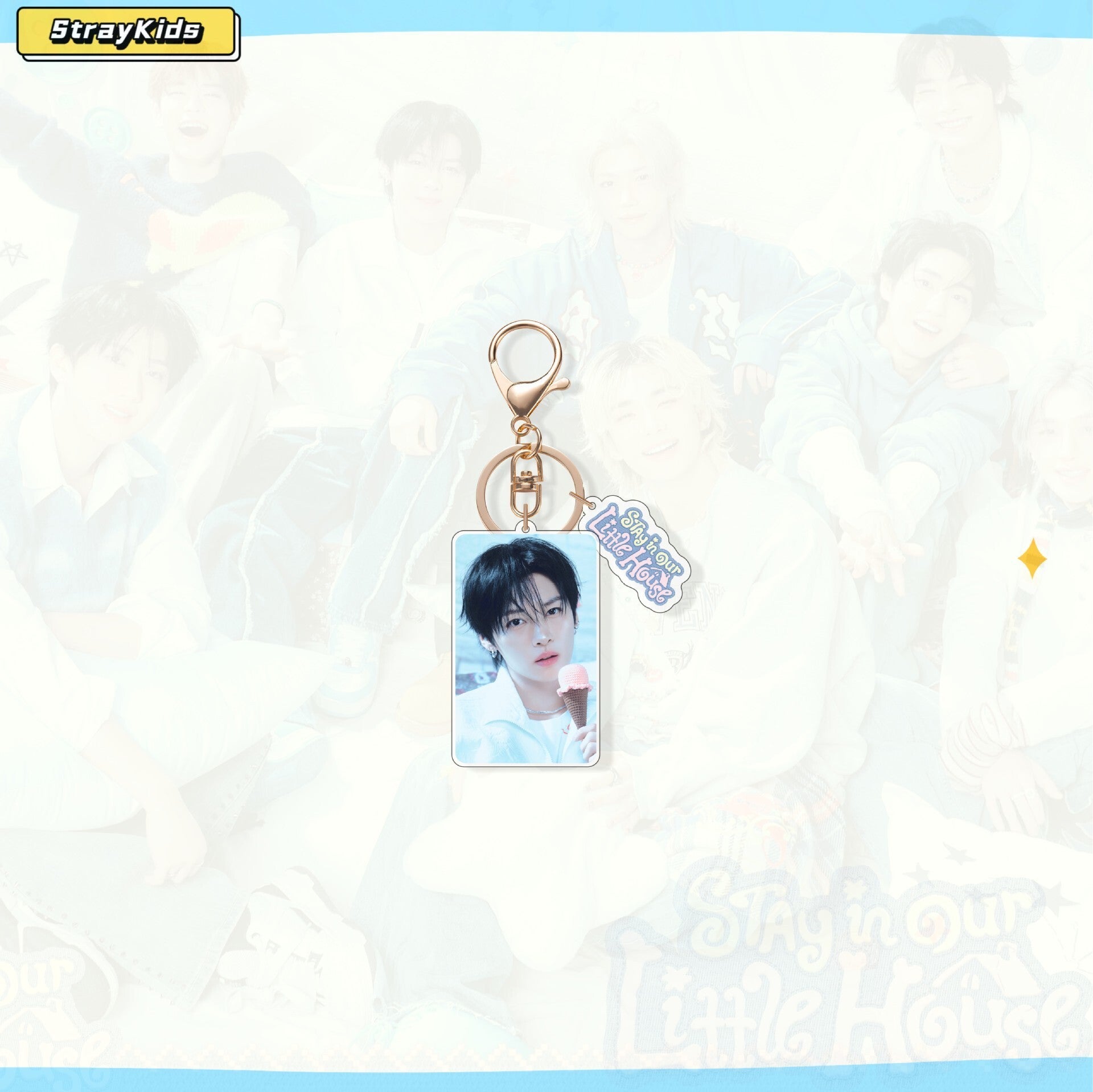 Stray Kids 6th Fan Meet Stay In Our Little House Keychain 2026