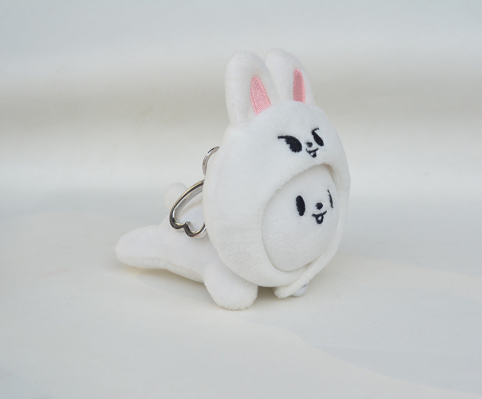 Stray Kidz 2026 SKZOO Heart Keychain with Hat Accessories