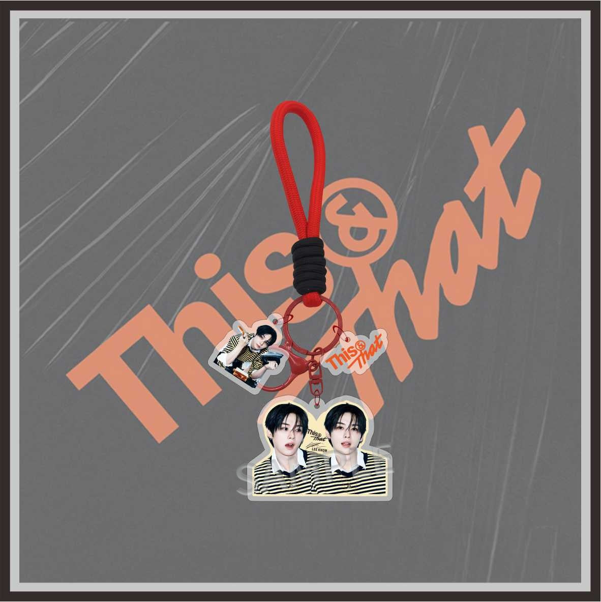 Straykids This & That Keychain Orange Accessories
