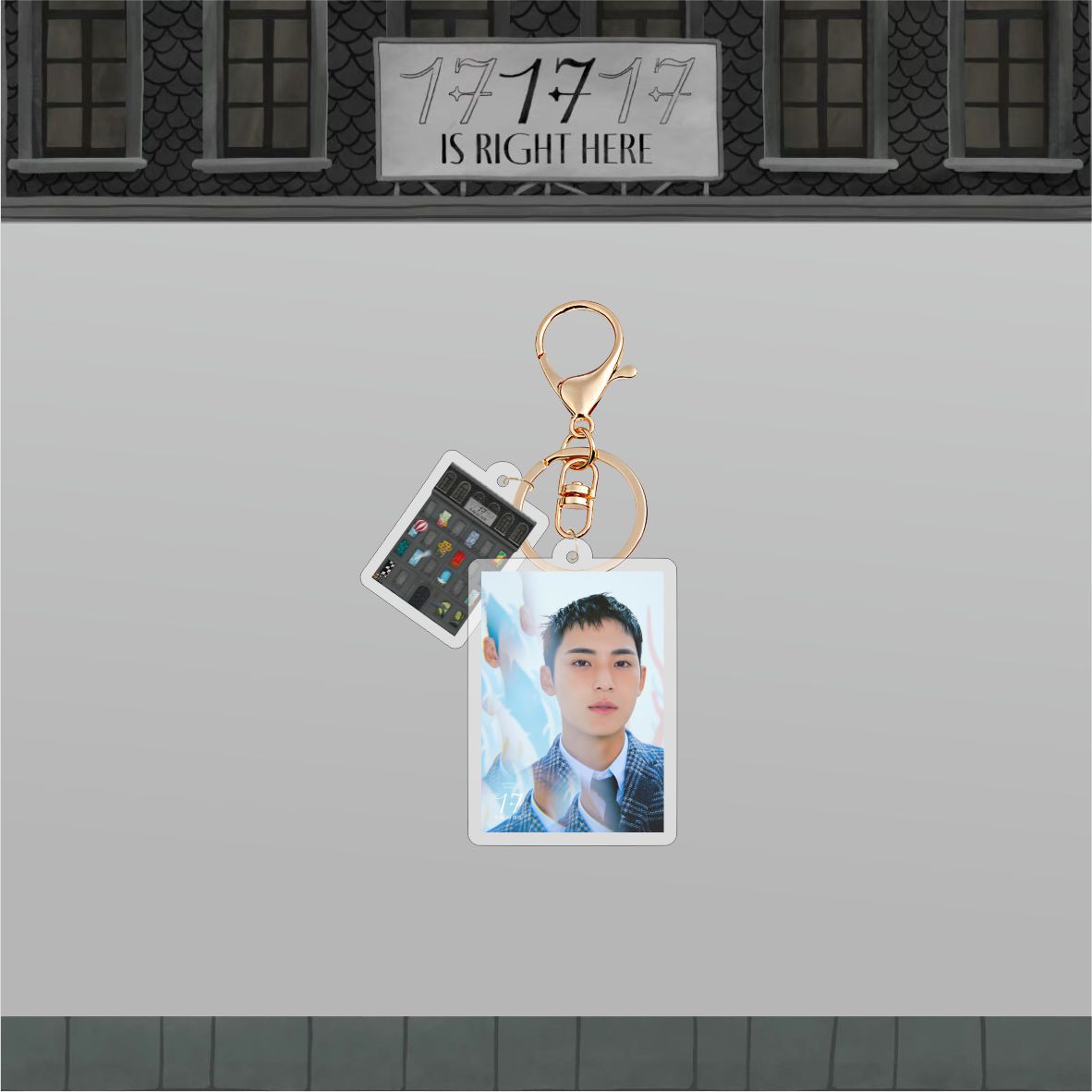 SVT 17 IS RIGHT HERE New Album Keychain