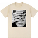 Bangtan Boys Jungkook Schwarz-Weiß-Design-Shirt