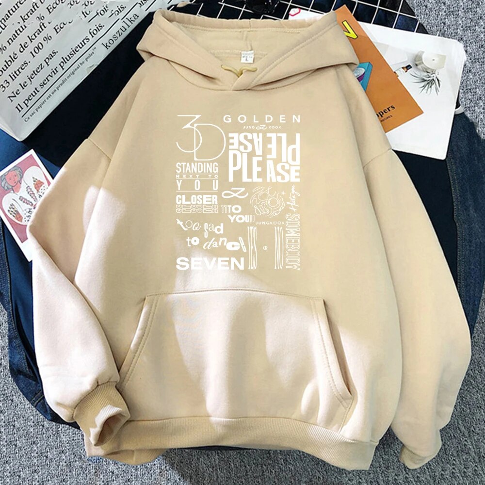 Jungkook New Album Golden 3D Seven Hoodie Sweatshirt