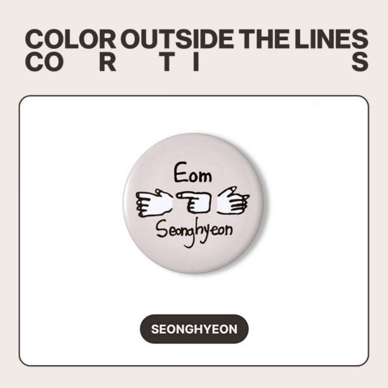 Cortis NEW Group Outside The Lines Brooch Pins Accessories