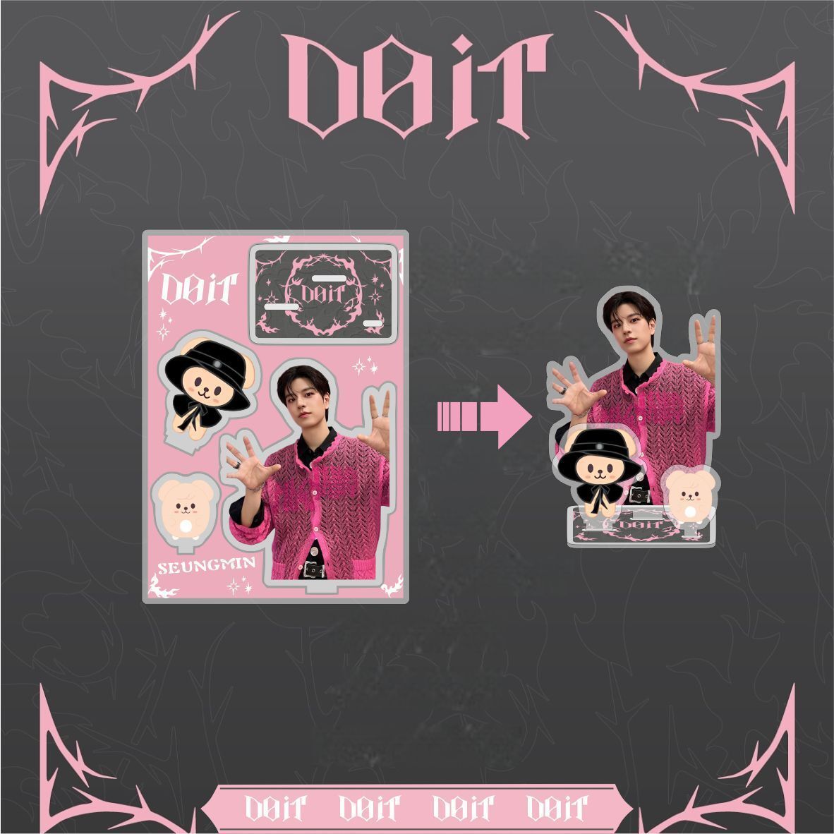 Stray Kids NEW Song Do IT Standee Merch