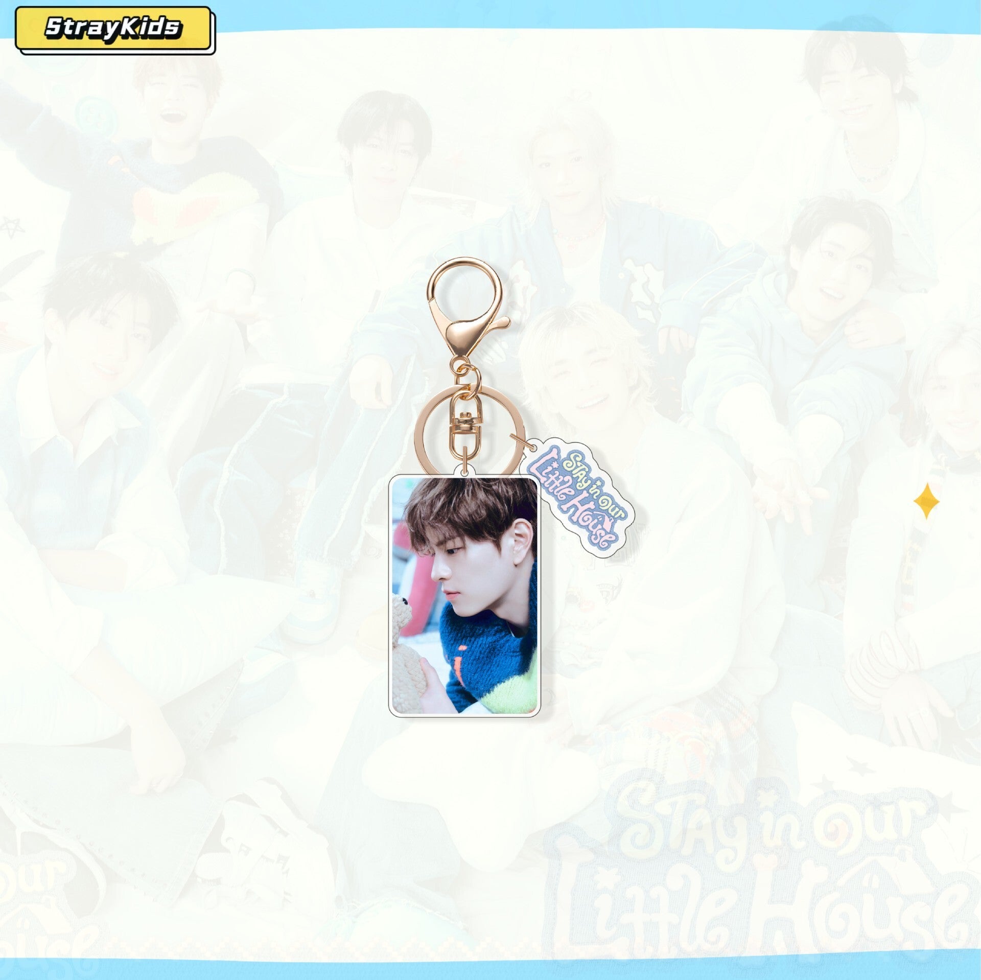 Stray Kids 6th Fan Meet Stay In Our Little House Keychain 2026