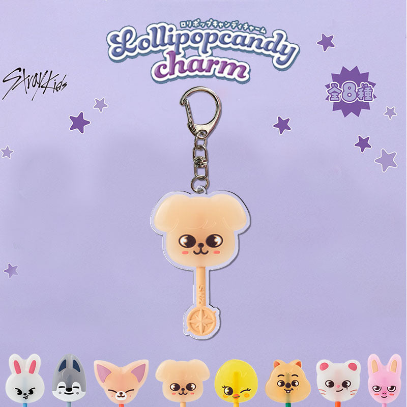 Stray Kids SKZOO Lollipop Candy Keychain