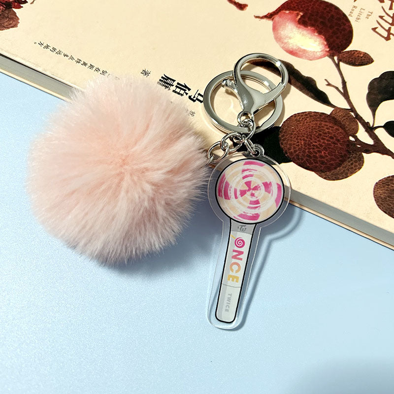 KPOP Group Logo Cute Keychain Slings