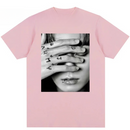 Bangtan Boys Jungkook Schwarz-Weiß-Design-Shirt