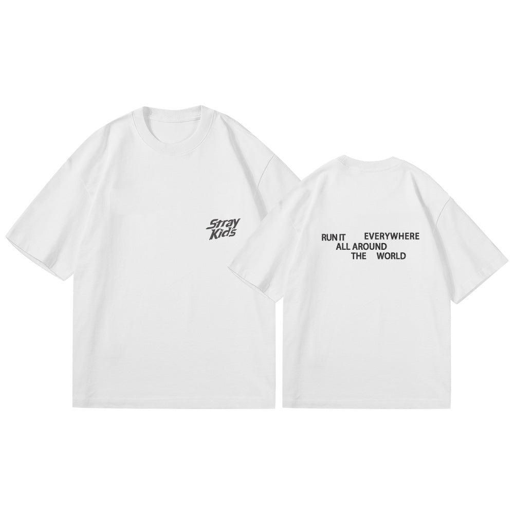 Stray Kids Run It 2026 New Cute Shirt Merch