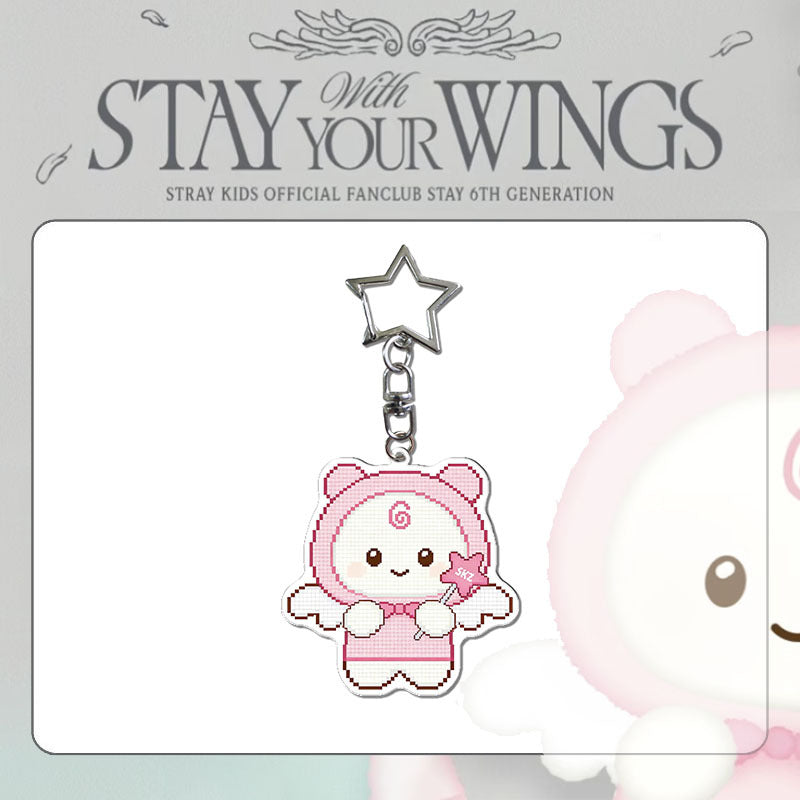 Straykids Stay with Your Wings Keychain Accessories
